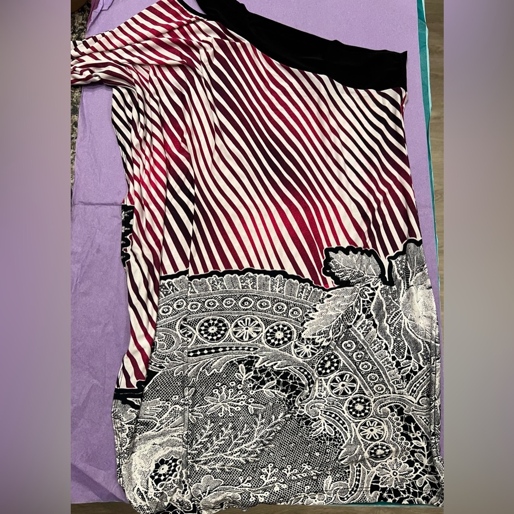 One shoulder, summer dress